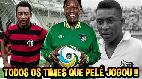 todos os times que pelé jogou